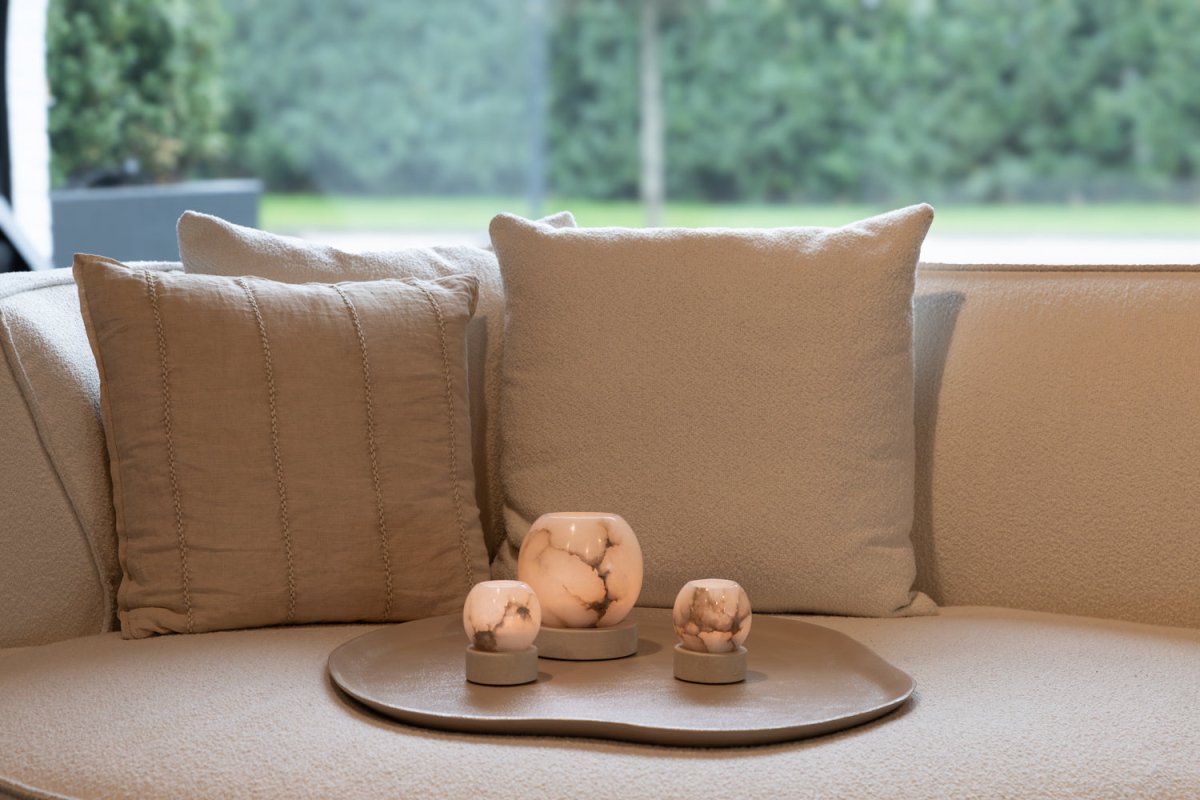 Dienblad Svea 60x50 cm | Beige - NU PUUR & GROEN