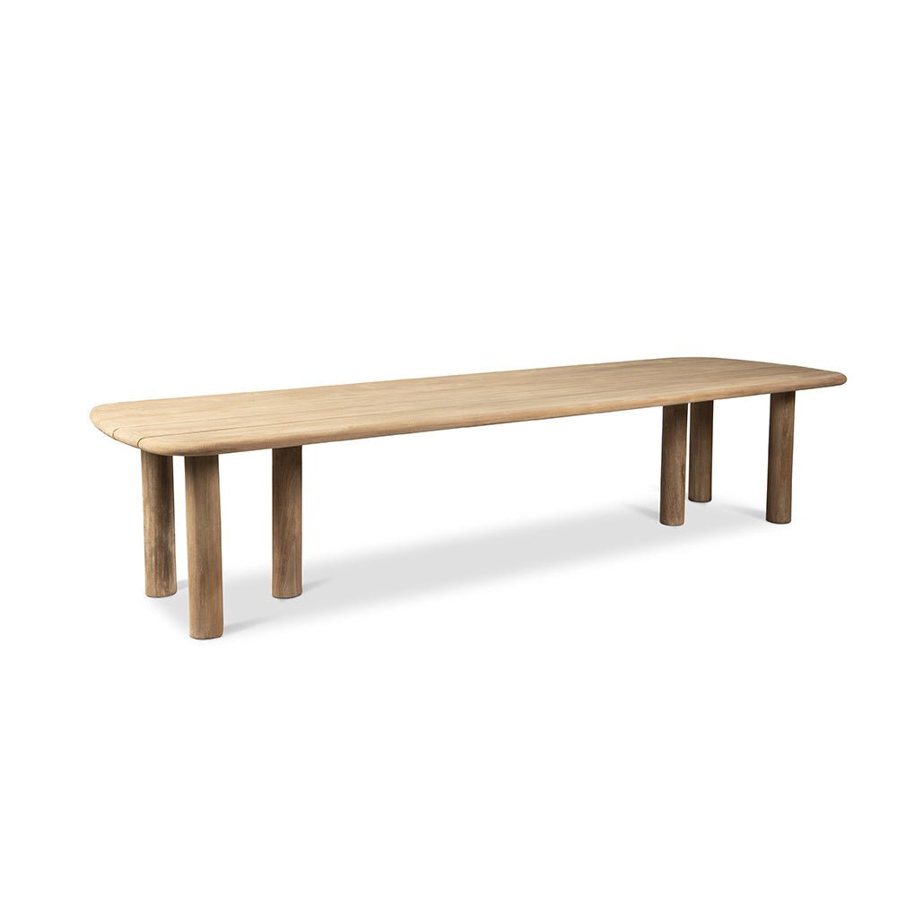 Dining Table Carlo | Teak Natural Grey - NU PUUR & GROEN