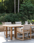 Dining Table Carlo | Teak Natural Grey - NU PUUR & GROEN
