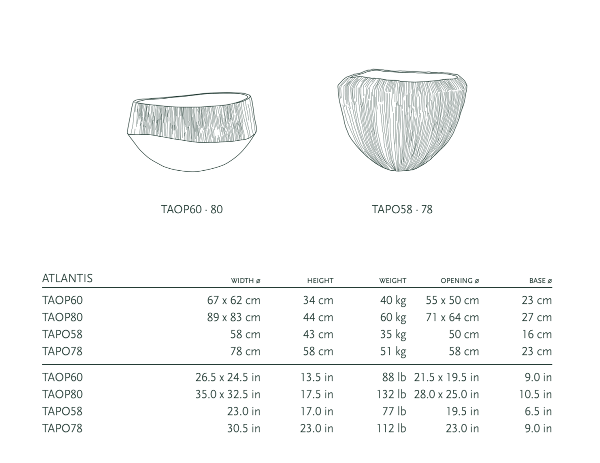 DOMANI pot "ATLANTIS" | Metallic Black - NU PUUR & GROEN