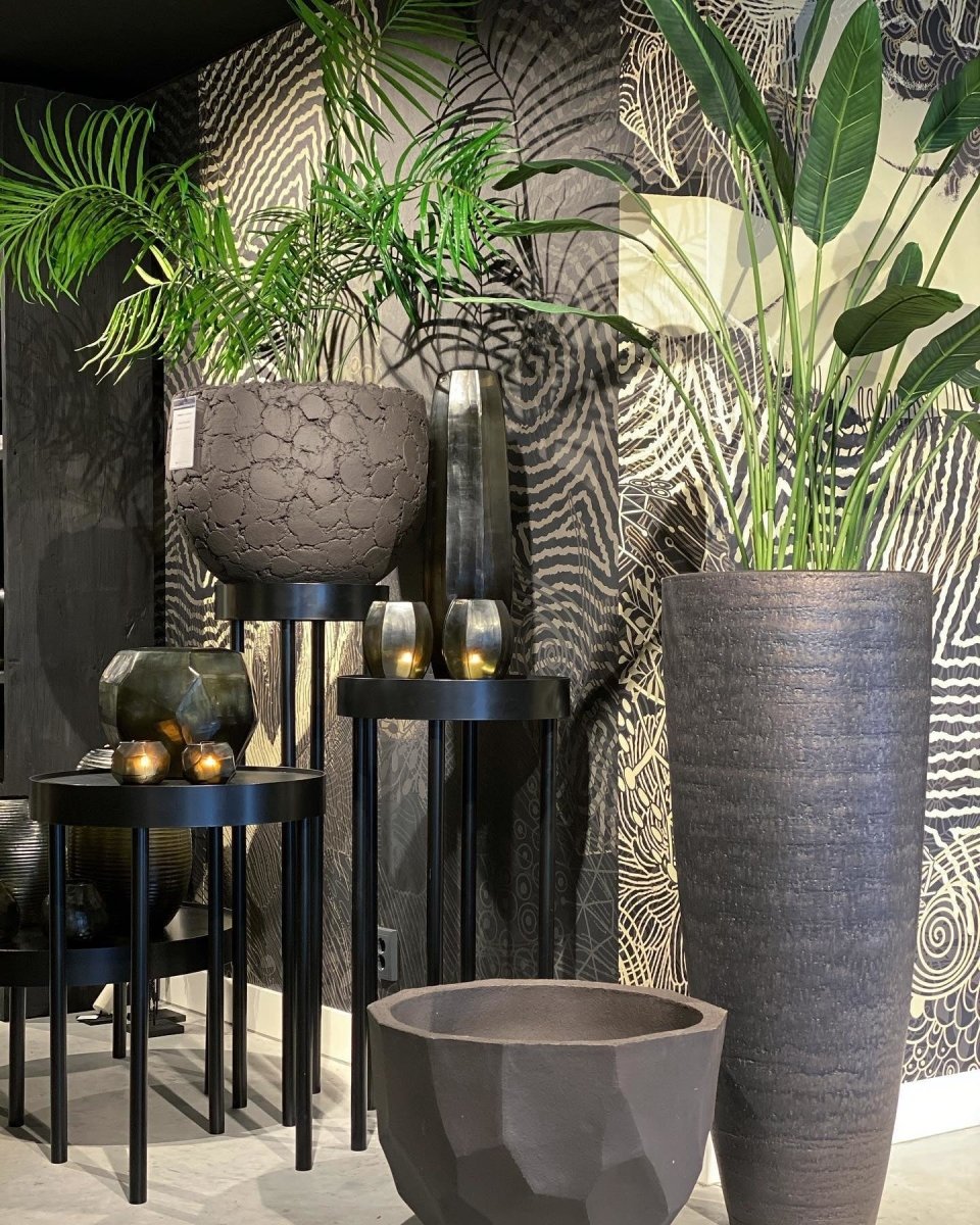 DOMANI pot BILBAO | Natural Black - NU PUUR & GROEN