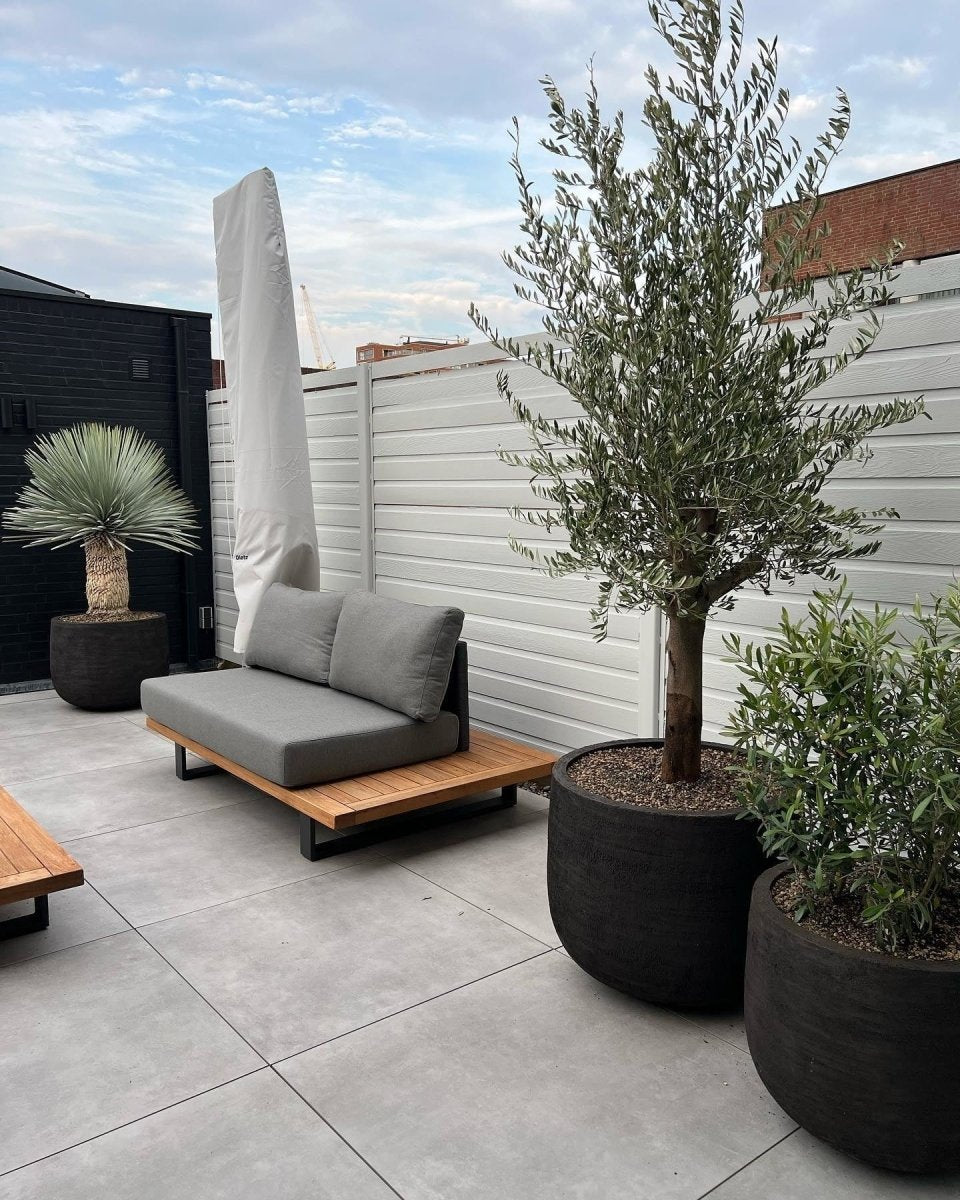 DOMANI pot "GRAZ" | Natural Black - NU PUUR & GROEN