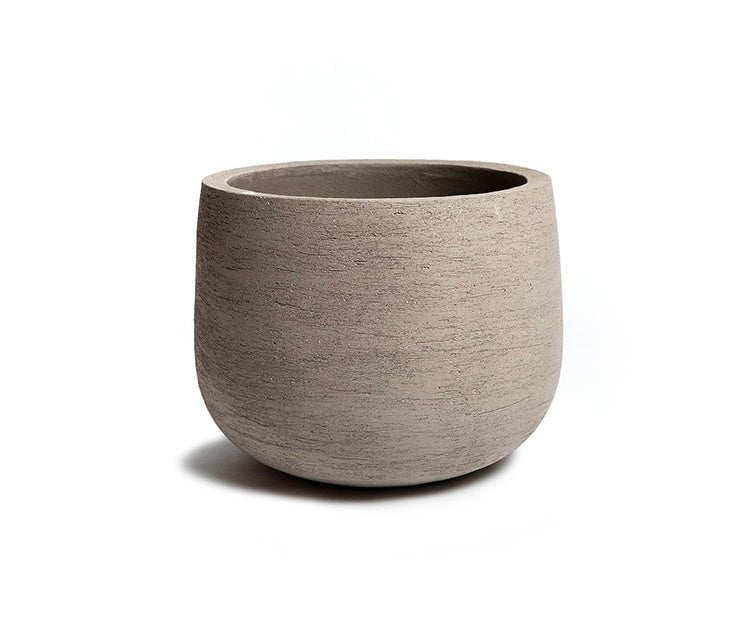DOMANI pot "GRAZ" | Natural Grey - NU PUUR & GROEN