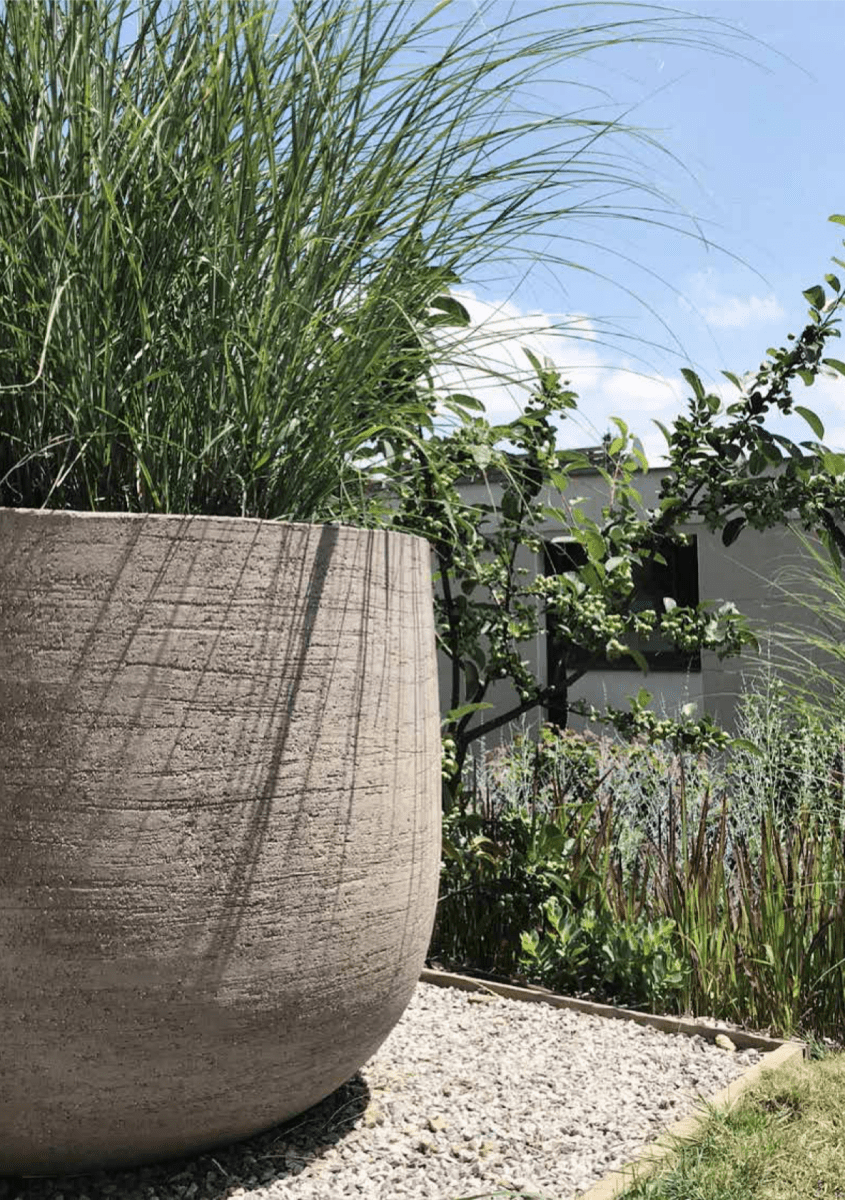 DOMANI pot "GRAZ" | Natural Grey - NU PUUR & GROEN