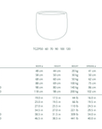 DOMANI pot "GRAZ" | Natural Sand - NU PUUR & GROEN