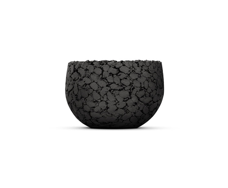 DOMANI Pot Lava | Natural Black - NU PUUR & GROEN