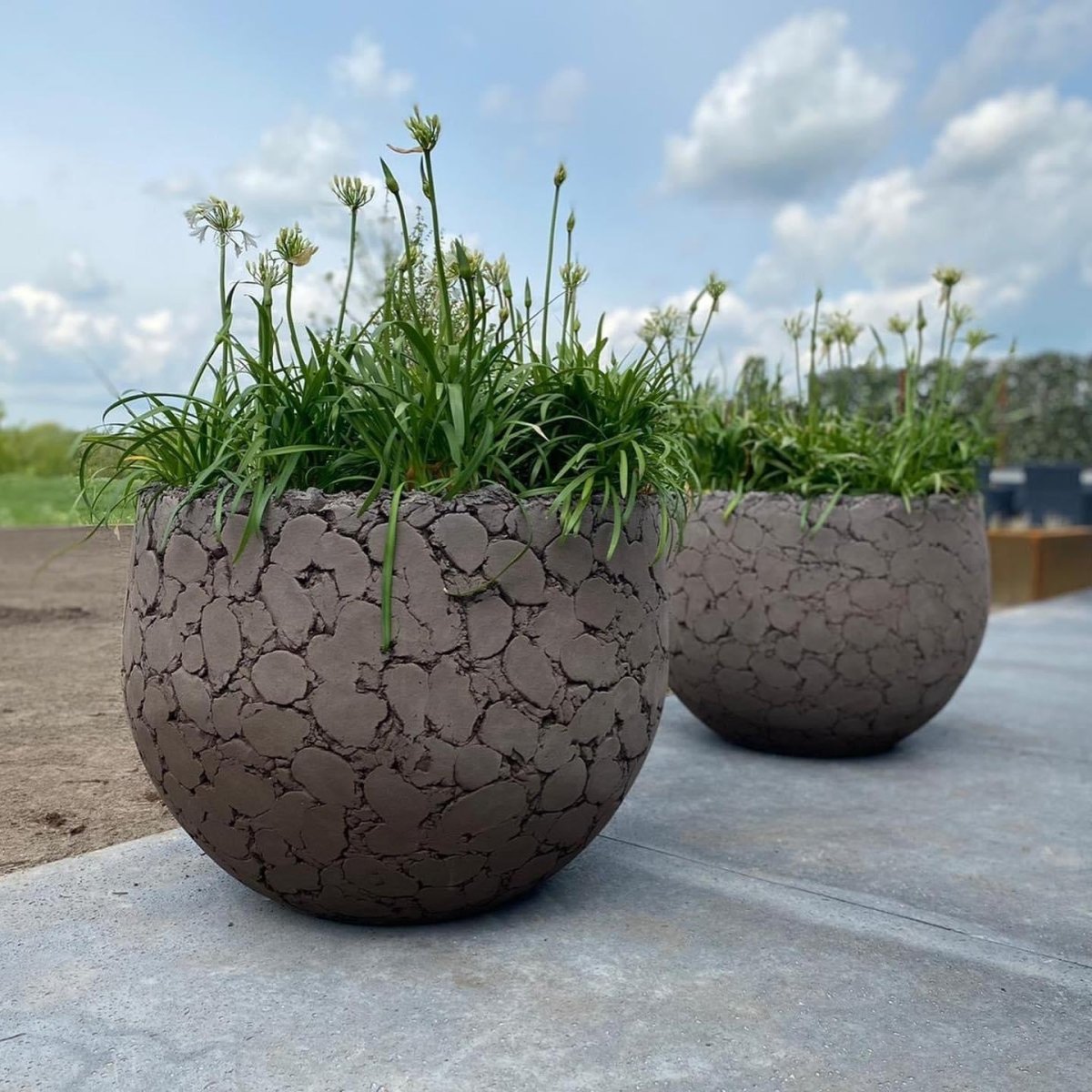 DOMANI pot LAVA | Natural Brown - NU PUUR &amp; GROEN