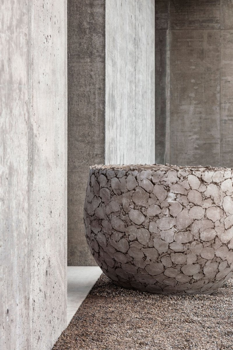 DOMANI pot LAVA | Natural Brown - NU PUUR & GROEN