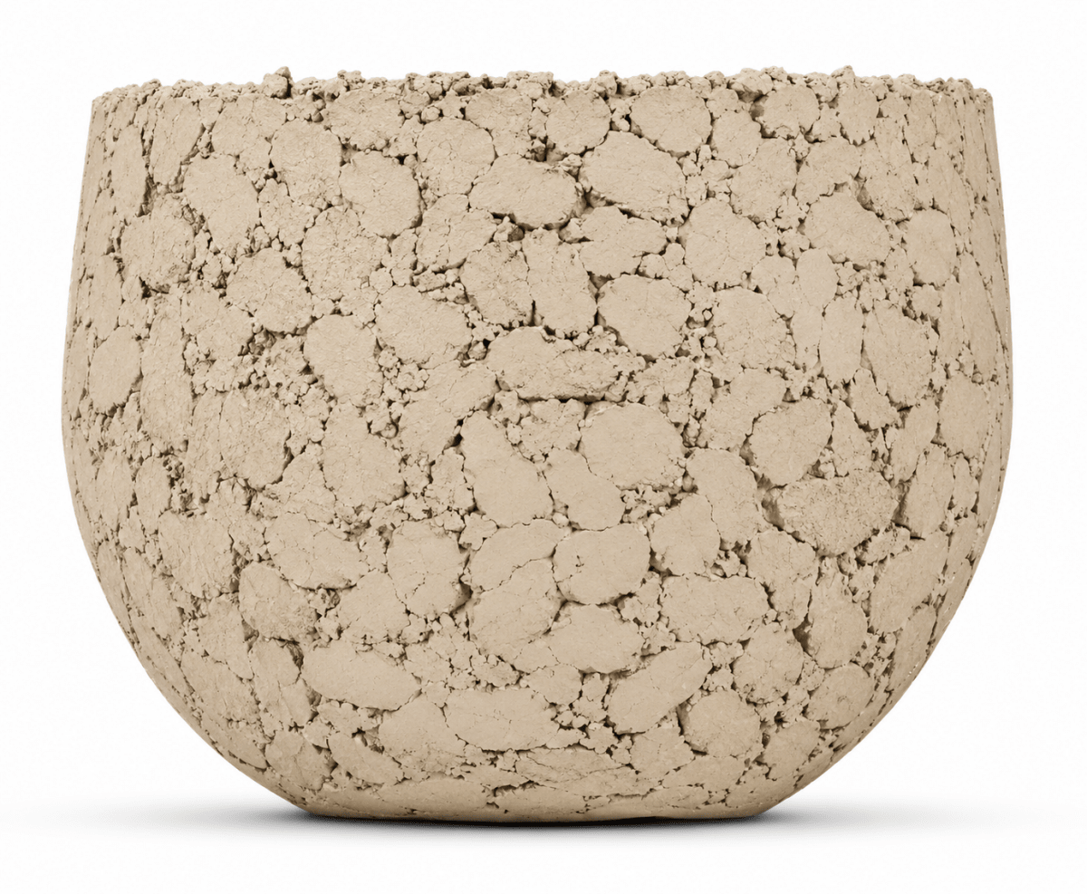 DOMANI pot LAVA | Natural White - NU PUUR & GROEN