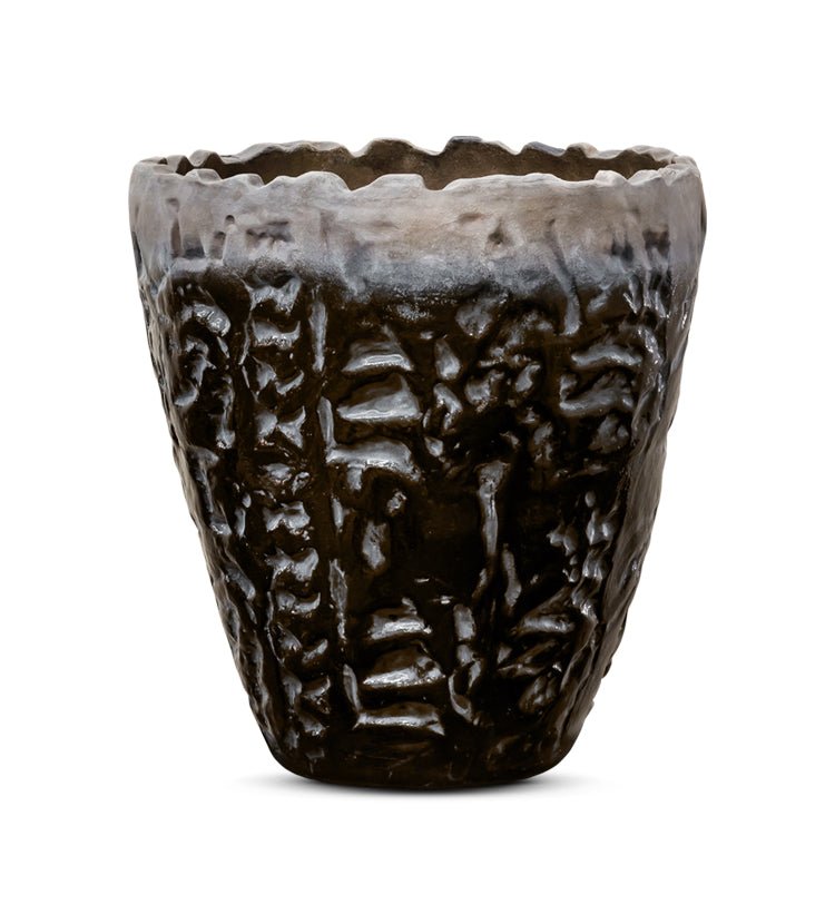 DOMANI Pot Luanda | Black Metallic - NU PUUR & GROEN