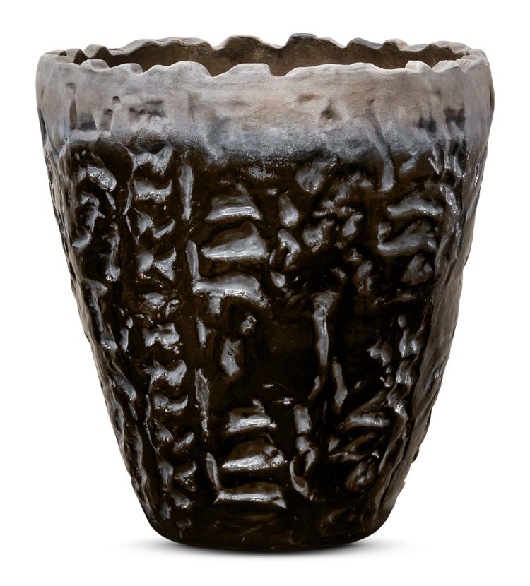 DOMANI Pot Luanda | Black Metallic - NU PUUR & GROEN