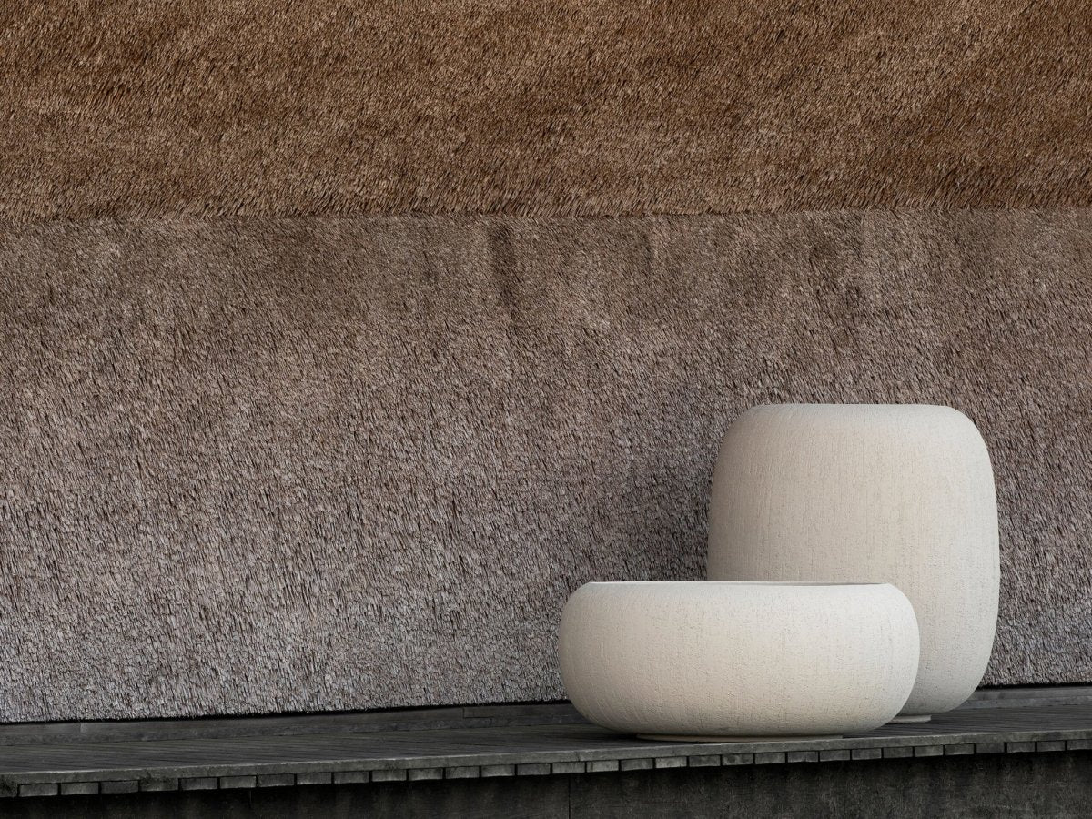 DOMANI pot MELIDES | Travertine - NU PUUR & GROEN