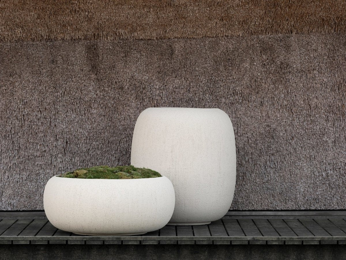 DOMANI pot MELIDES | Travertine - NU PUUR & GROEN