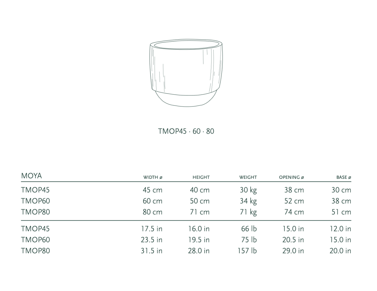 DOMANI pot MOYA by Piet Boon | Natural Sand - NU PUUR & GROEN