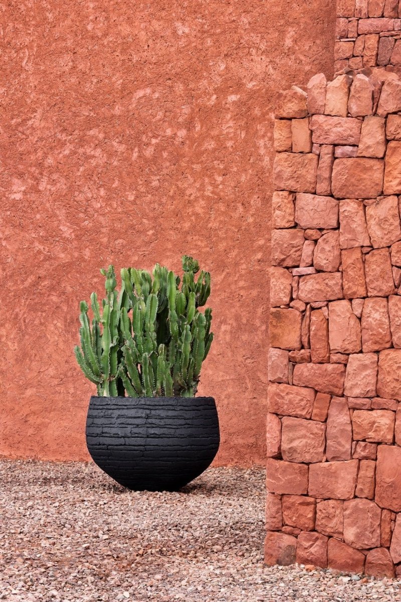 DOMANI pot "VIENNA" | Natural Black - NU PUUR & GROEN