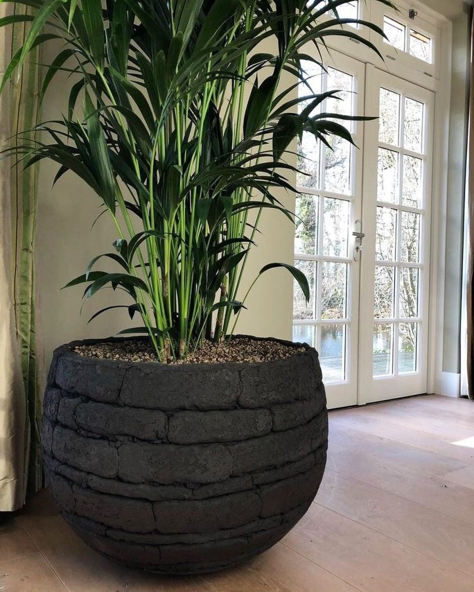 DOMANI pot "VIENNA" | Natural Black - NU PUUR & GROEN