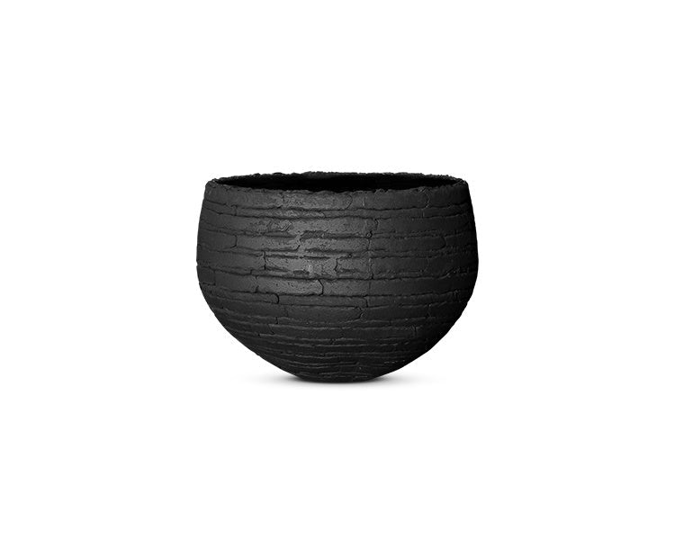 DOMANI pot "VIENNA" | Natural Black - NU PUUR & GROEN