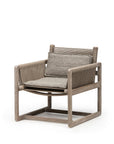 Easy Chair Carlo | Teak Natural Grey / Rope - NU PUUR & GROEN