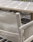 Easy Chair Carlo | Teak Natural Grey / Rope - NU PUUR & GROEN