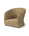 Easy Chair Feline | CL PE Wicker Natural - NU PUUR & GROEN