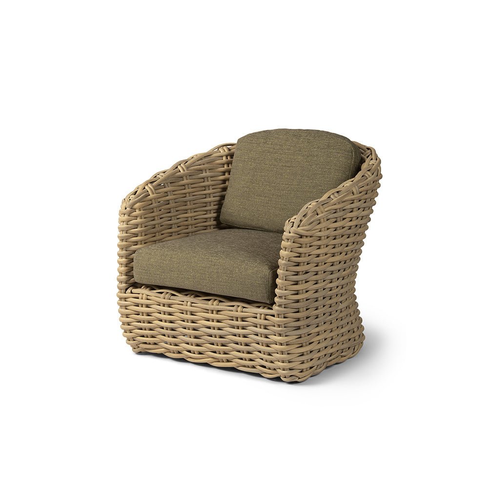 Easy Chair Feline | CL PE Wicker Natural - NU PUUR & GROEN