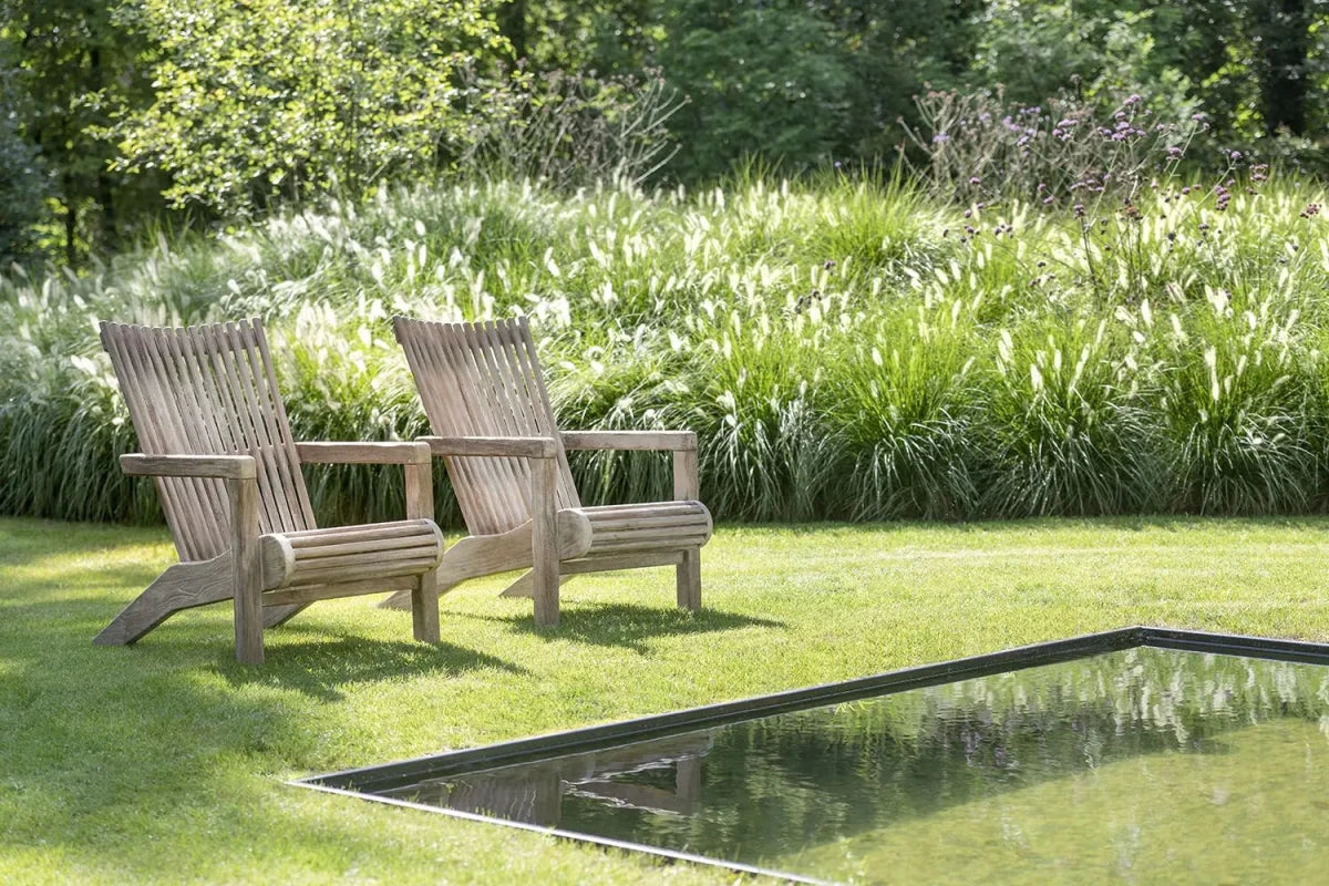 Easy Chair Orso | Teak Natural Grey - NU PUUR & GROEN