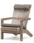 Easy Chair Orso | Teak Natural Grey - NU PUUR & GROEN