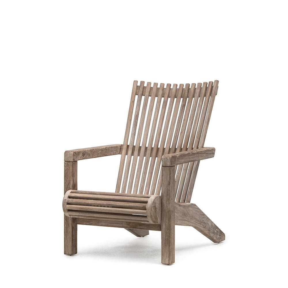 Easy Chair Orso | Teak Natural Grey - NU PUUR & GROEN