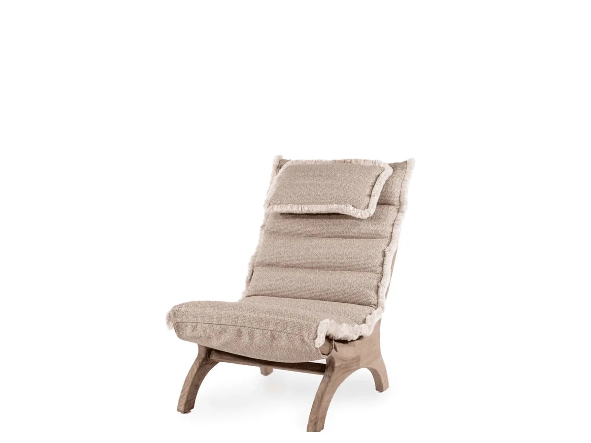 Easy Chair Sachin | Teak Natural Grey - NU PUUR & GROEN