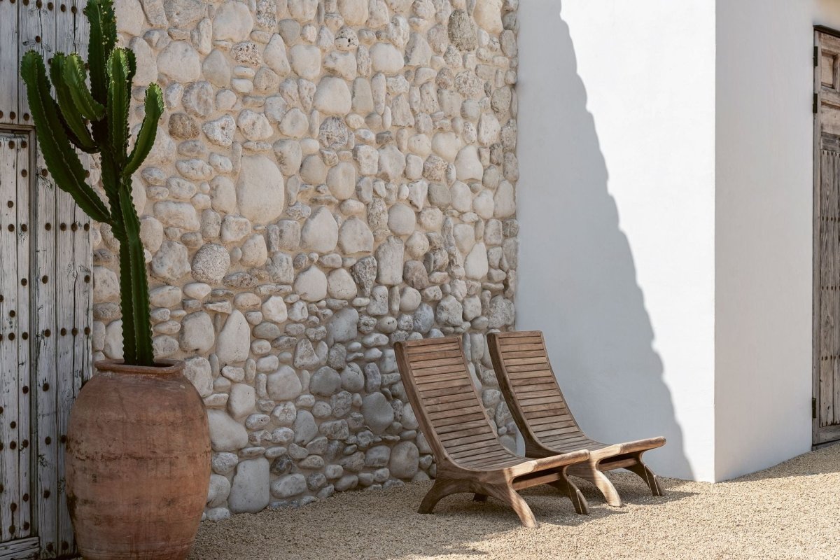 Easy Chair Sachin | Teak Natural Grey - NU PUUR & GROEN