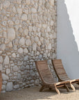 Easy Chair Sachin | Teak Natural Grey - NU PUUR & GROEN