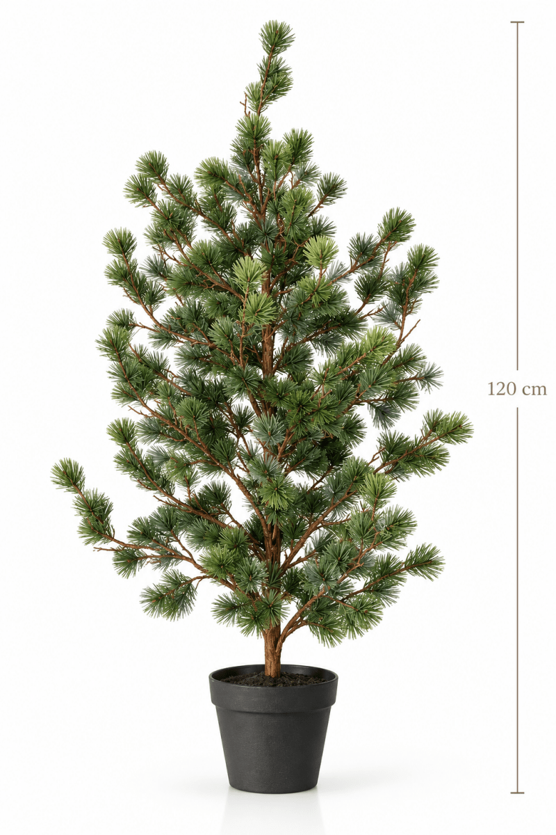 Exclusive Winter Pine | Luxe Kunst Dennenboom 120 cm - NU PUUR &amp; GROEN