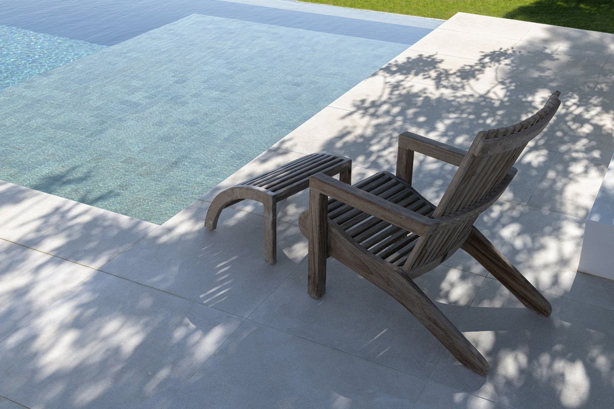 Footrest Orso | Teak Natural Grey - NU PUUR & GROEN