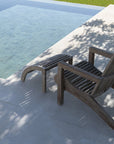 Footrest Orso | Teak Natural Grey - NU PUUR & GROEN