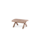 Footrest Sachin | Teak Natural Grey