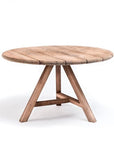 Round Table Anton Small | Reclaimed Teak Natural Grey