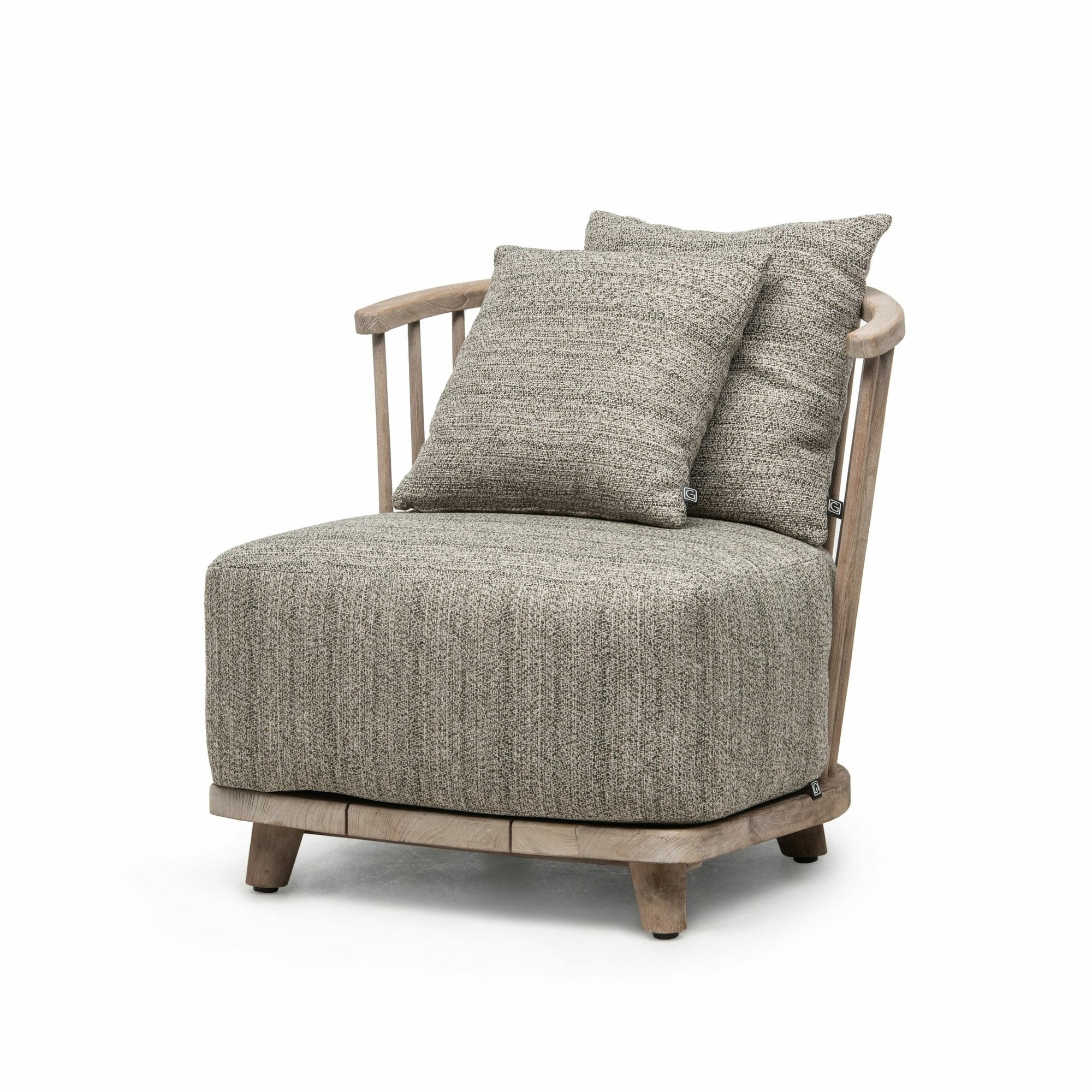 Lounge Carol 1-Seater | Teak Natural Grey