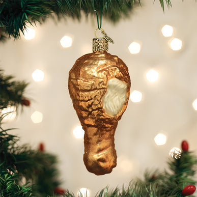 Gefrituurde Kipdrumstick | Kerst ornament