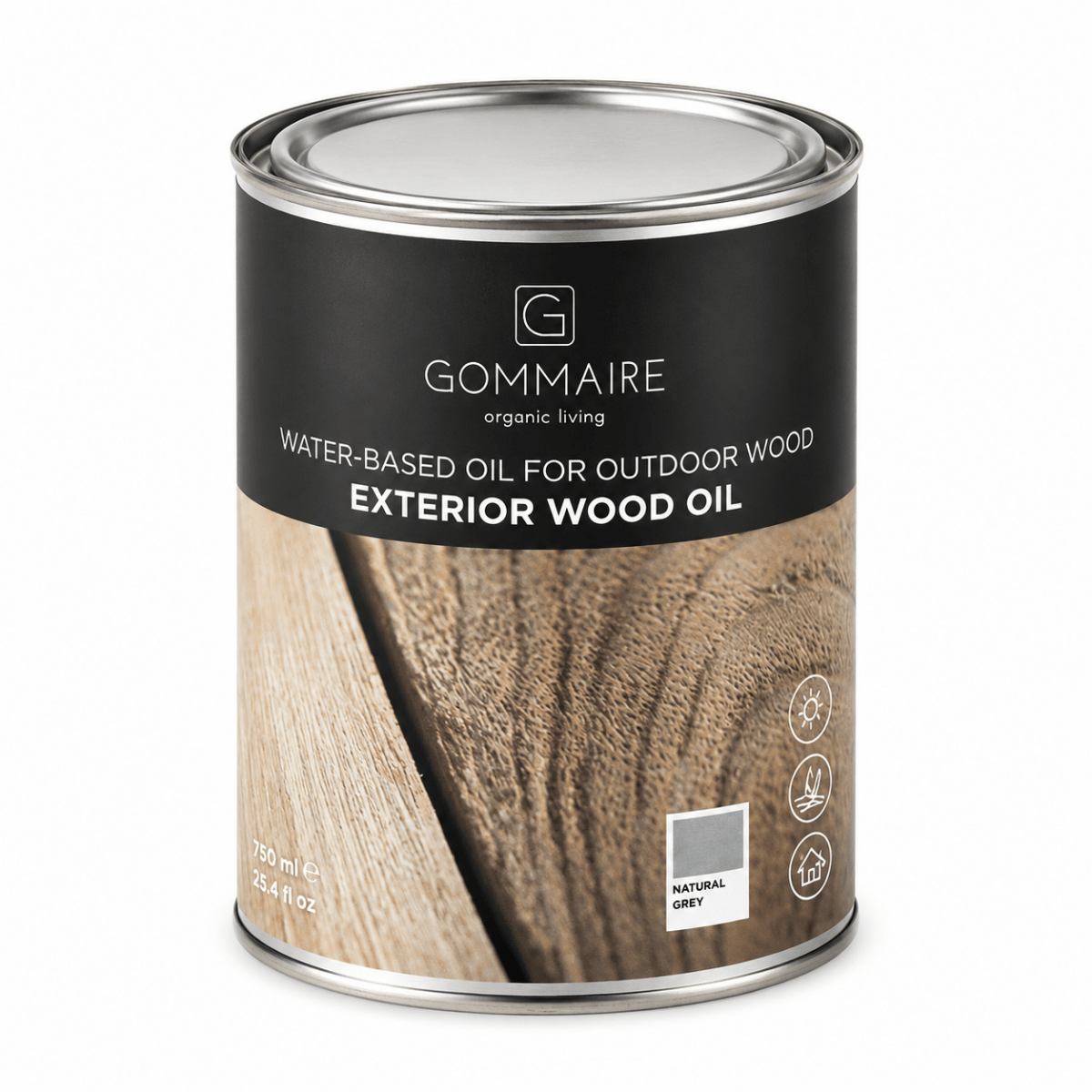 GOMMAIRE | Exterior Wood Oil 750 ml - NU PUUR & GROEN