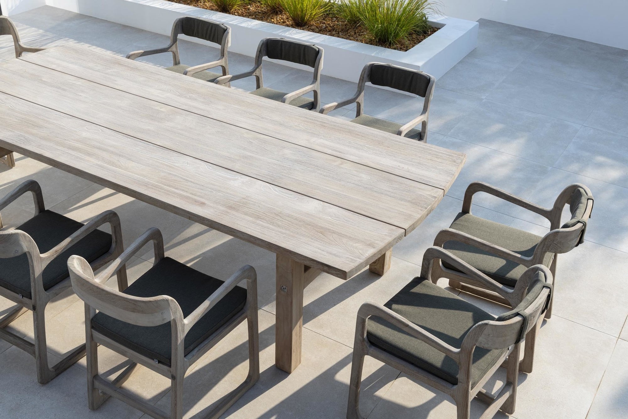 Armchair Sally | Reclaimed Teak Natural Grey