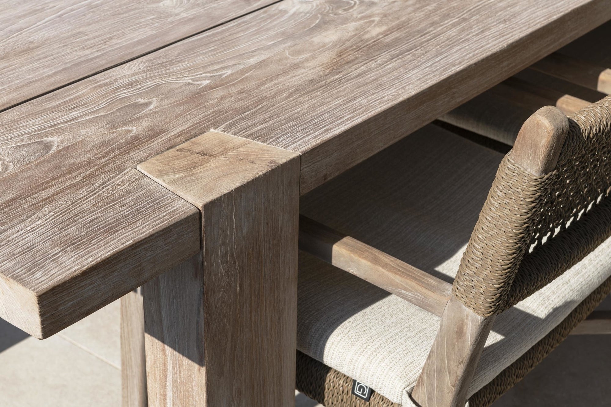 Table Jacob Large | Reclaimed Teak Natural Grey