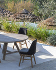 Round Table Anton Small | Reclaimed Teak Natural Grey