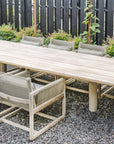 Easy Chair Carlo | Teak Natural Grey / Rope