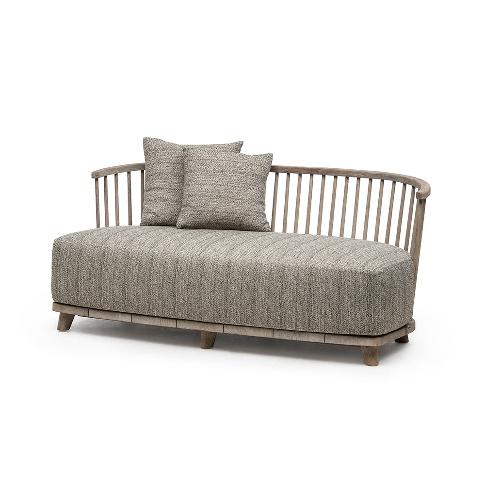 Lounge Carol 2-Seater | Teak Natural Grey