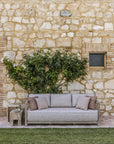 2,5-Seater Mieke | Teak Natural Grey / PE Wicker Sand