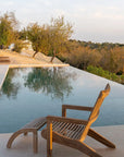 Easy Chair Orso | Teak Natural Grey