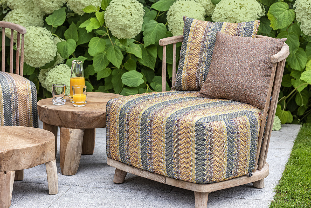 Lounge Carol 1-Seater | Teak Natural Grey