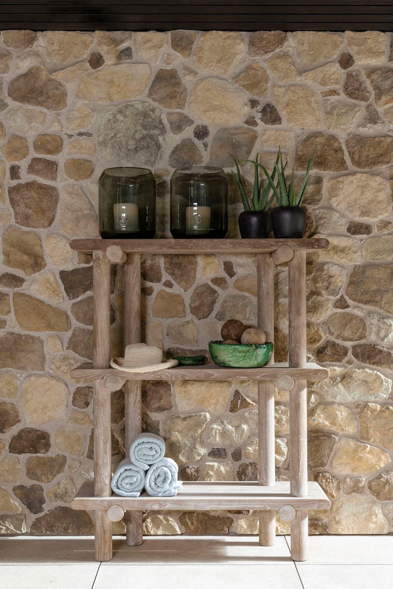 Rack Rolf | Teak Natural Grey