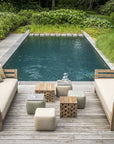 Sofa Mia 3-Sitzer | Teak Natural Grey