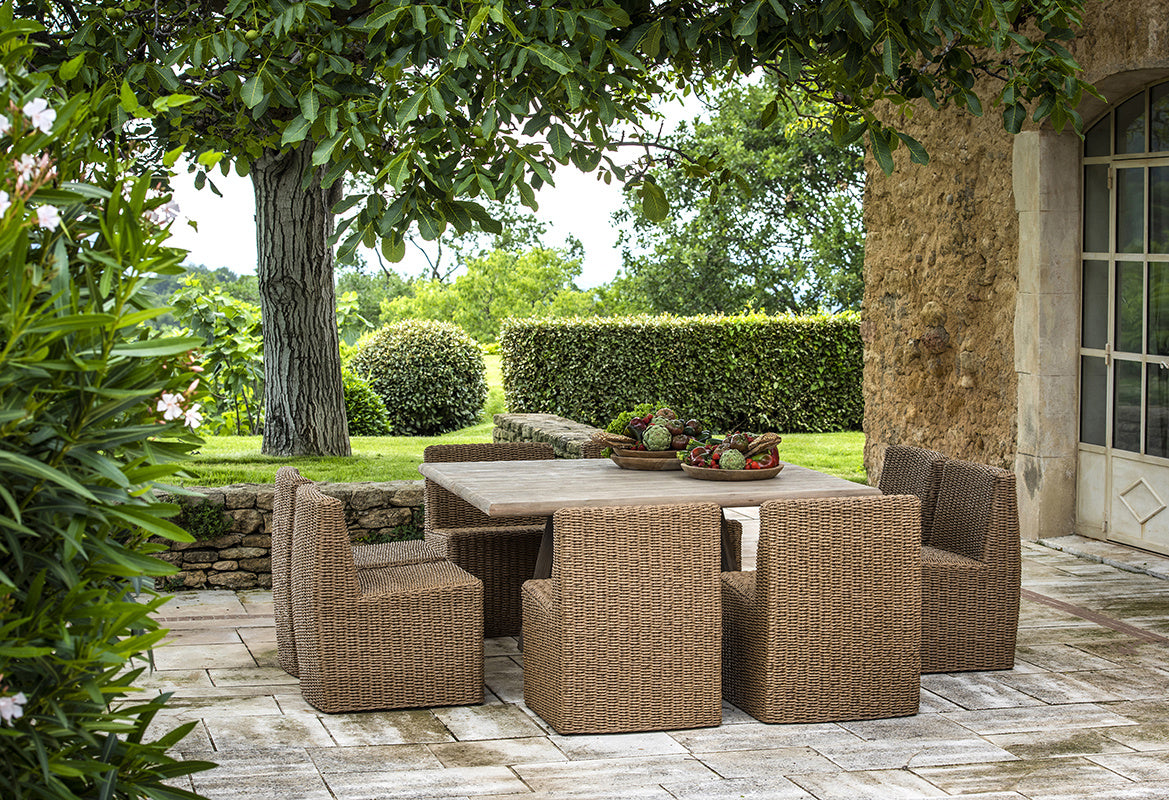 Square Table Dennis | Reclaimed Teak Natural Grey